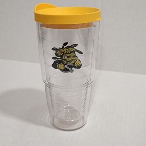 Tervis tumbler clear with yellow lid